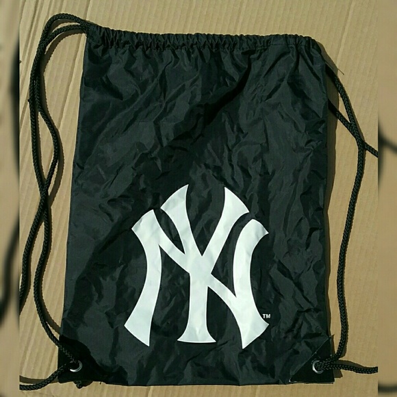 yankees drawstring backpack